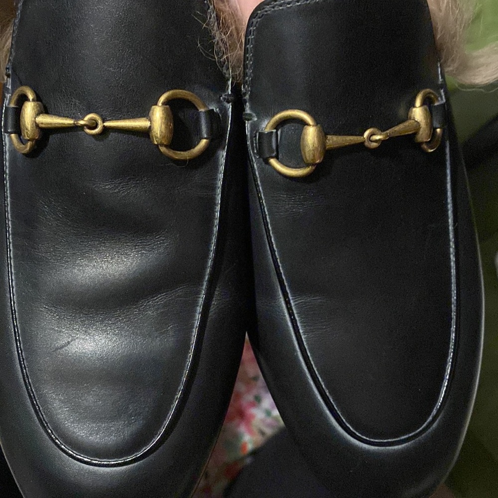Gucci princetown-shearling lined leather slipper - Picture 10 of 10